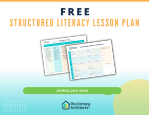 Structured Literacy Lesson Plan pop up