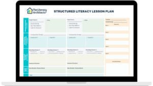 TLA structured literacy lesson plan template